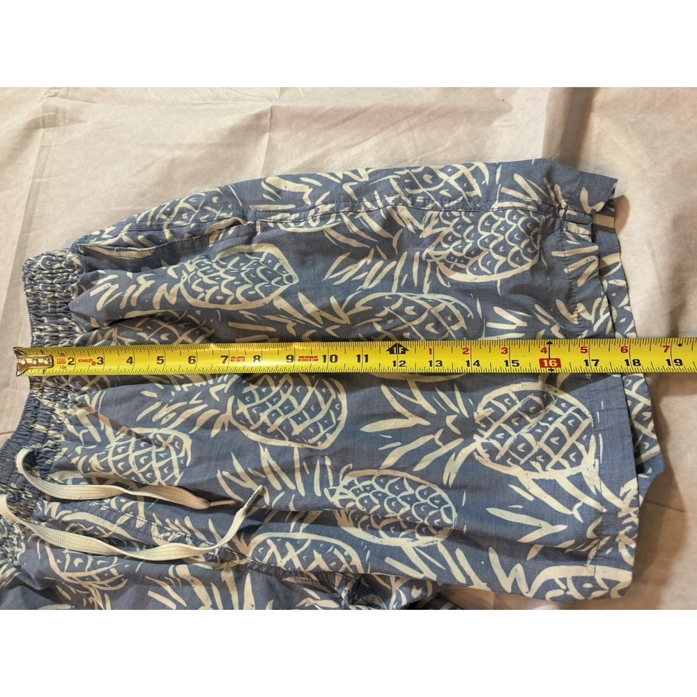 Chubbies Swim Trunks Mens Large L 7" Blue Pineapple Board Shorts Mesh Liner - Picture 5 of 9